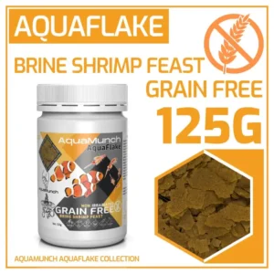 Food - AquaMunch AquaFlake 6 Brine Shrimp Feast AquaFlake 125G