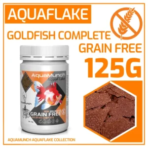 Food - AquaMunch AquaFlake 11 Goldfish Complete AquaFlakes 125g