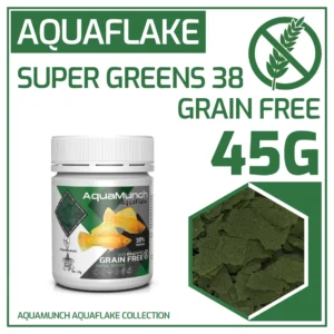 Food - AquaMunch AquaFlake 5 Super Greens 38 AquaFlake 45g