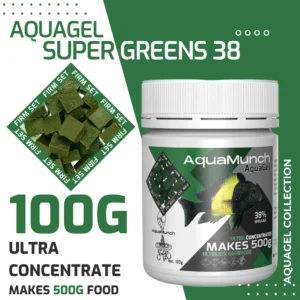 Food - AquaMunch AquaGel 5 Super Greens 38 AquaGel 100g