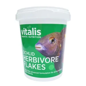 Food - Vitalis Aquatics 4 Vitalis Cichlid Herbivore Flakes